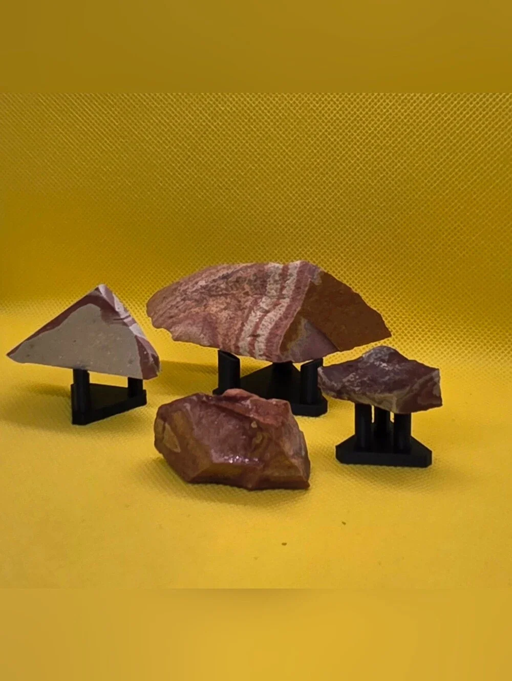 Utah Wonderstone 4 Piece Set Beautiful Raw Stones Lapidary Rock Vernon Utah